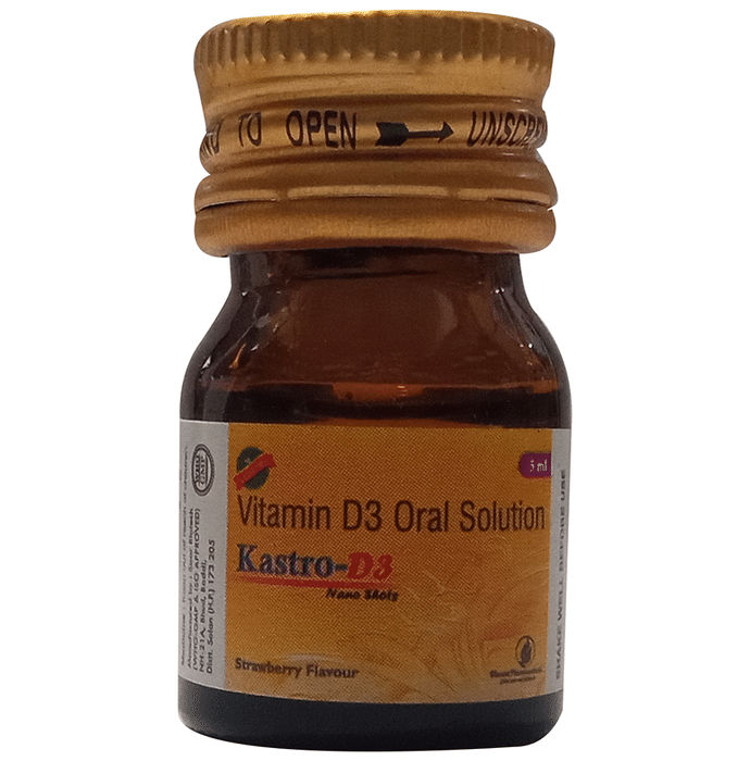 Kastro-D3 Nano Shot Strawberry Sugar Free