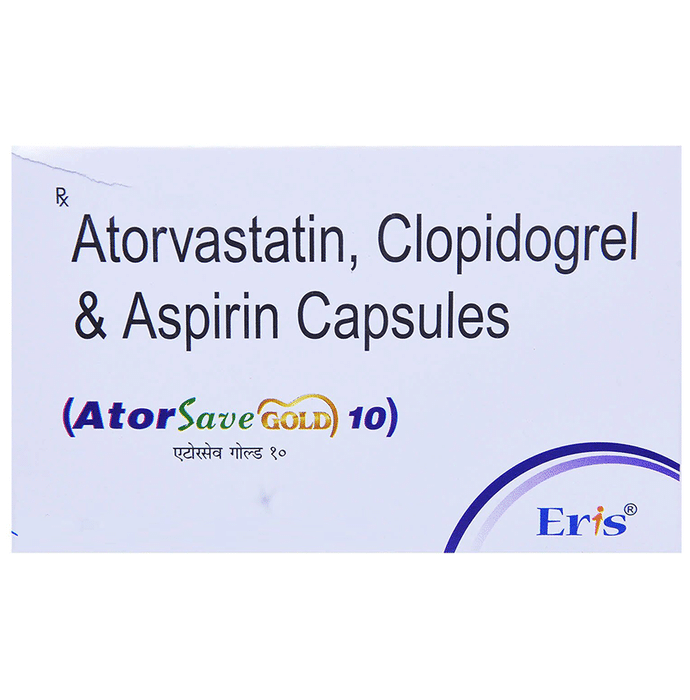 Atorsave Gold 75mg/10mg/75mg Capsule