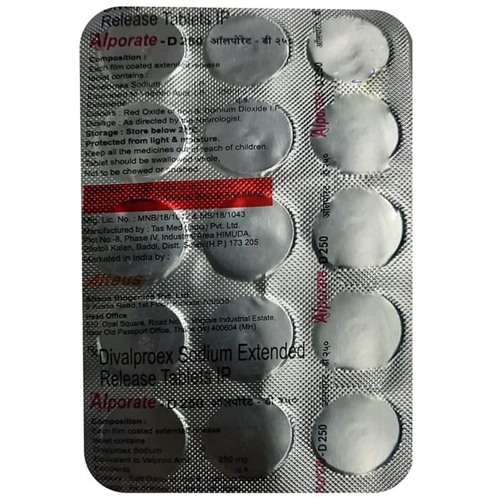 Alporate D 250mg Tablet