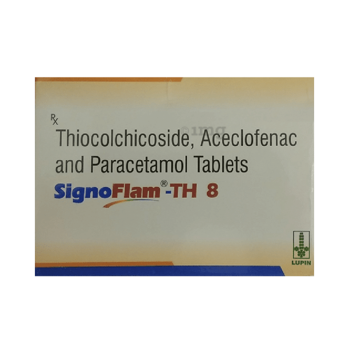 Signoflam TH 8mg/100mg/325mg Tablet