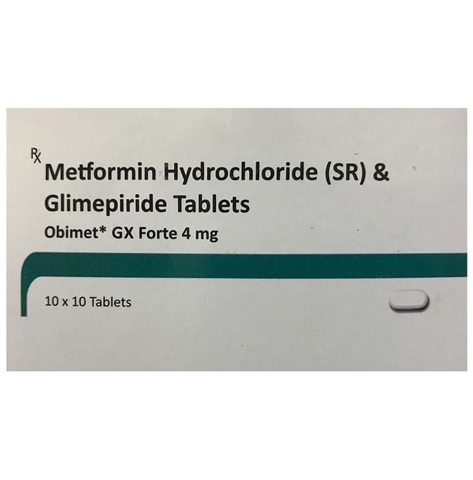 Obimet GX Forte 4mg Tablet SR