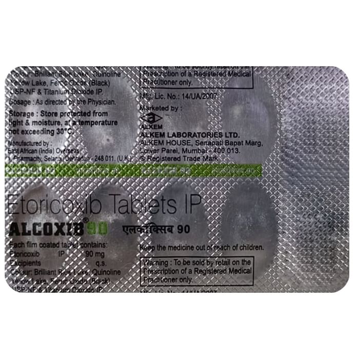 Alcoxib 90mg Tablet
