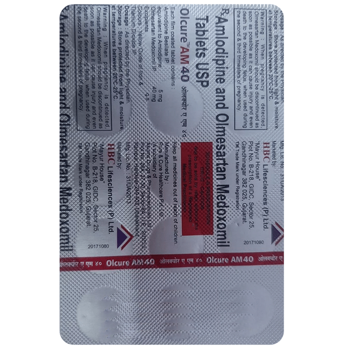 Olcure AM 40 Tablet