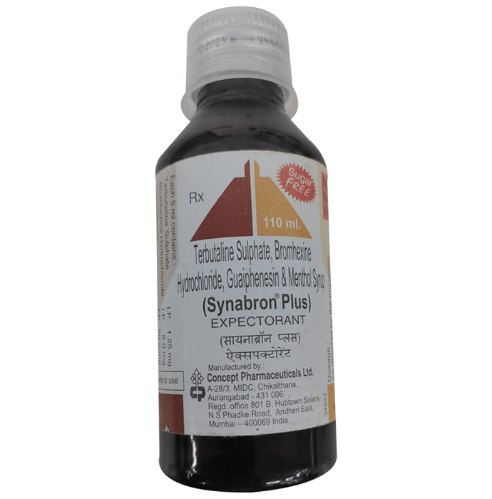 Synabron Plus Expectorant Sugar Free