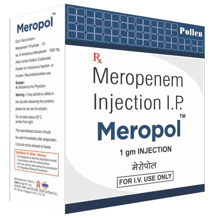 Meropol 1000mg Powder for Injection