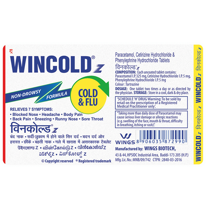 Wincold Z Tablet