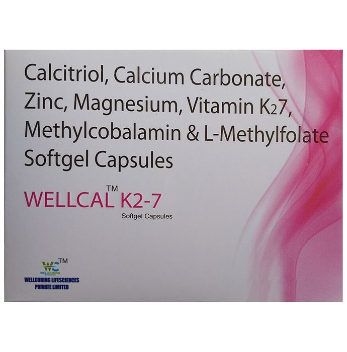 Wellcal K2 7 Softgel Capsule