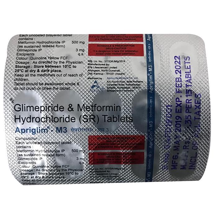 Apriglim-M 3 Tablet SR
