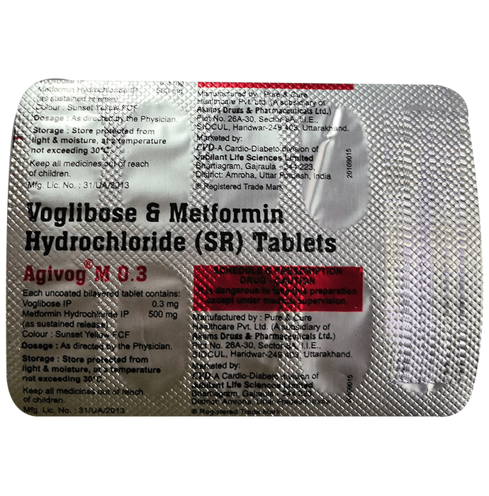 Agivog M 0.3 Tablet SR
