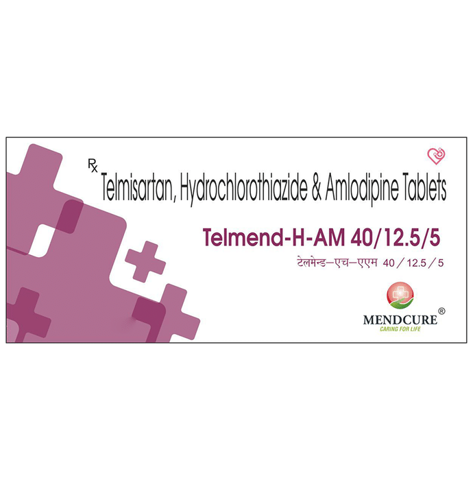 Telmend-H-AM 40/12.5/5 Tablet
