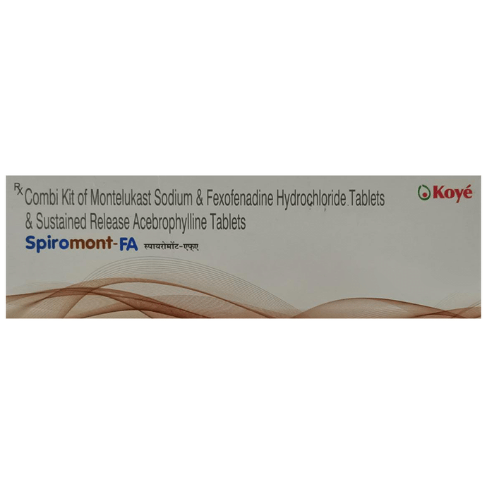 Spiromont-FA Tablet SR Combikit