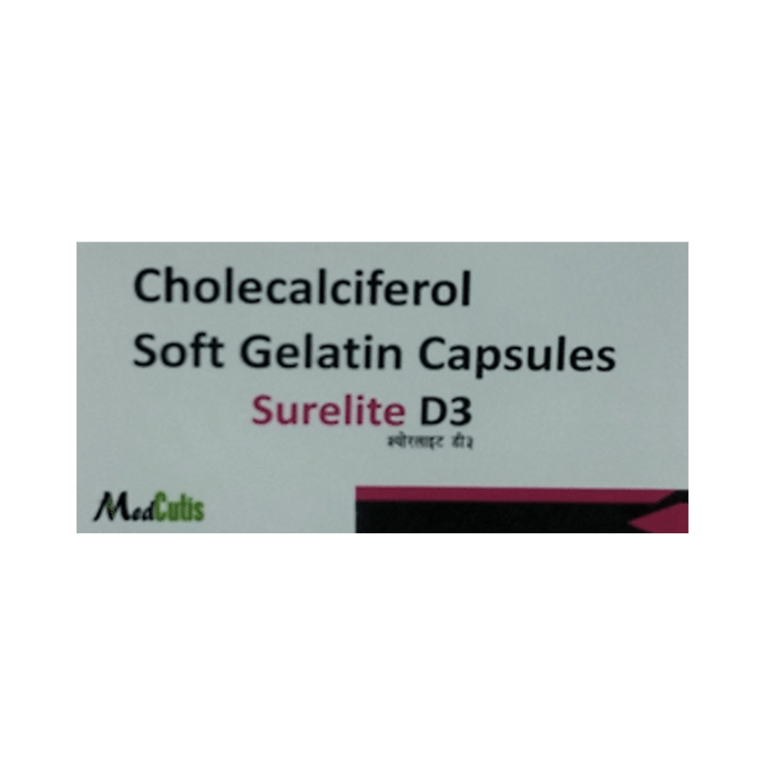 Surelite D3 Soft Gelatin Capsule