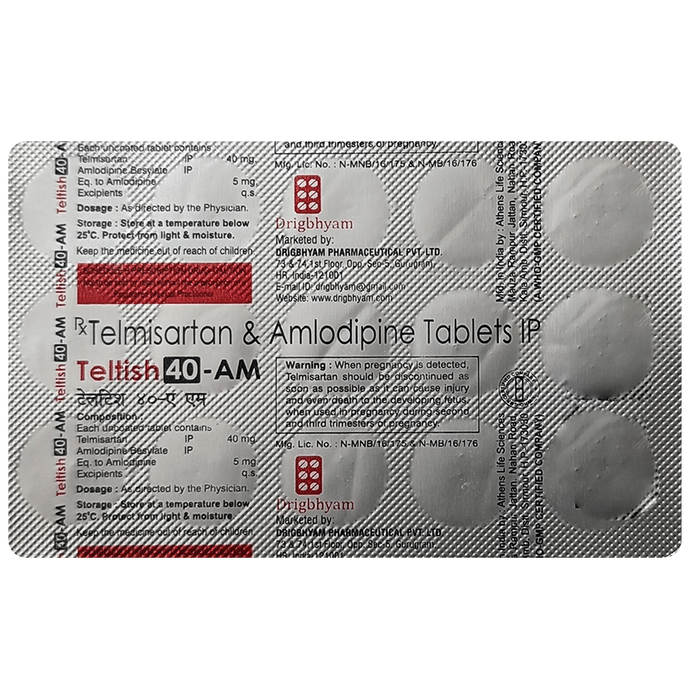 Teltish 40-AM Tablet