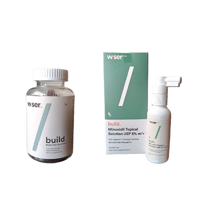 Wiser Build Hair Health + Regrow Kit