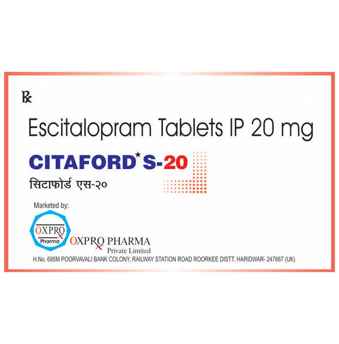 Citaford S 20 Tablet