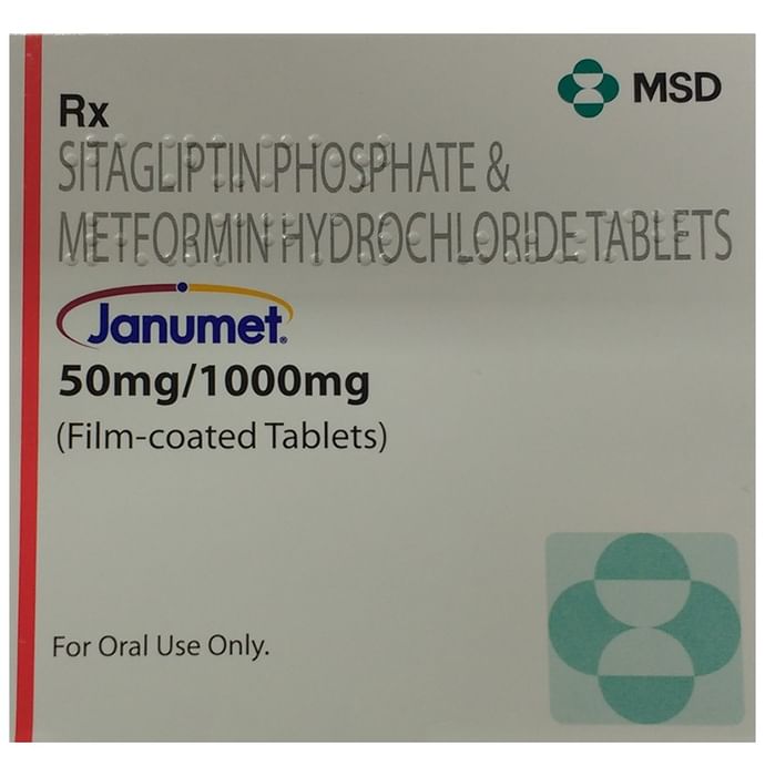 Janumet 50mg/1000mg Tablet