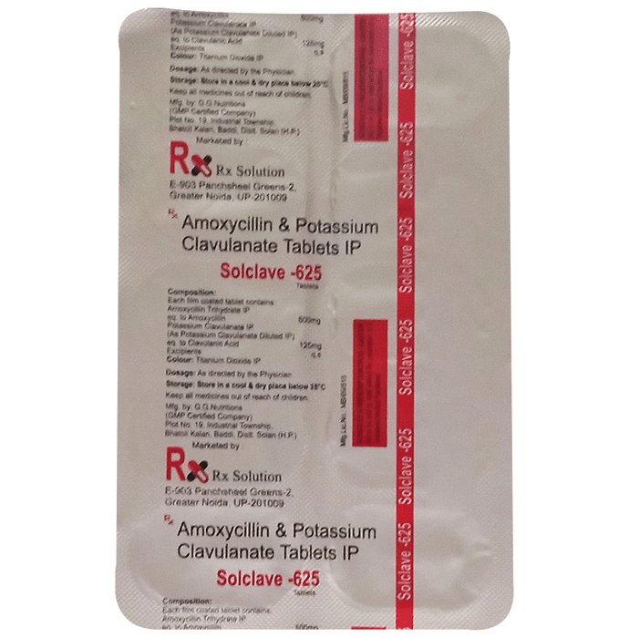 Solclave 625 Tablet