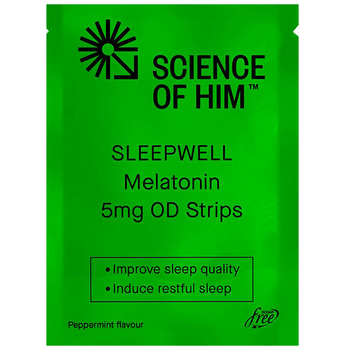 Science Of Him Sleepwell Melatonin Disintegrating Strip Peppermint Sugar Free
