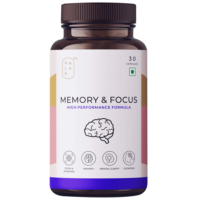 Palak Memory & Focus High Performance Vegetable Capsule