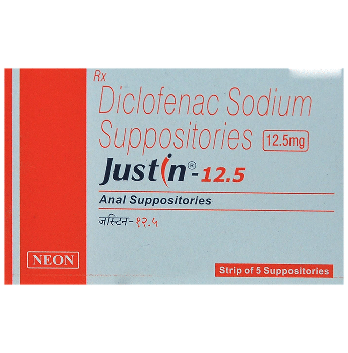Justin 12.5mg Suppository