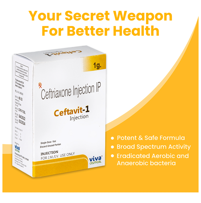 Ceftavit 1 Injection