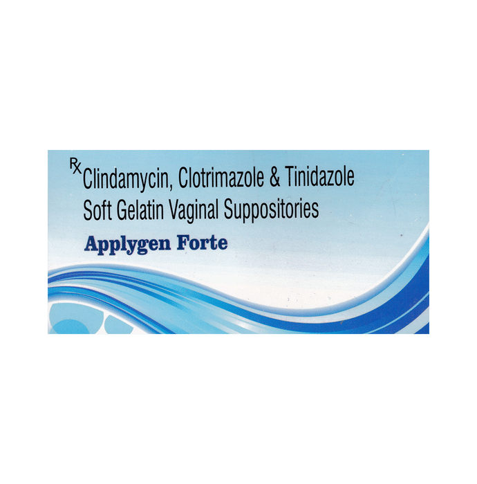 Applygen Forte Soft Gelatin Vaginal Suppository