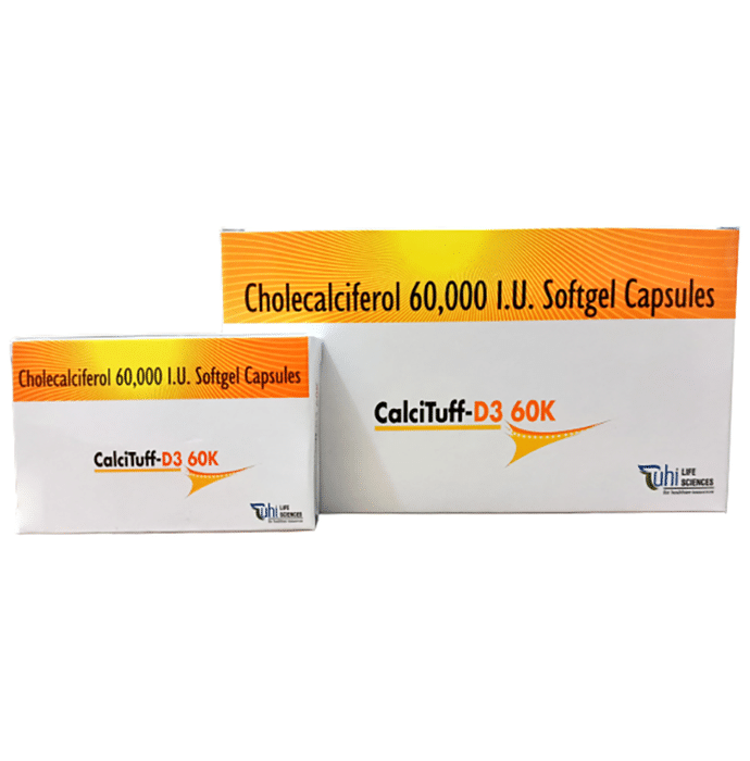 Calcituff-D3 60K Softgel Capsule