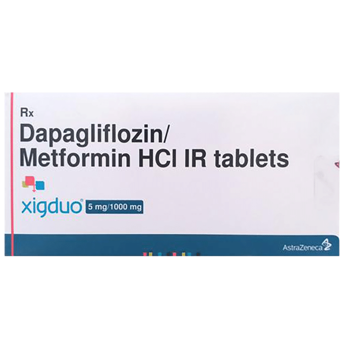 Xigduo 5mg/1000mg Tablet IR