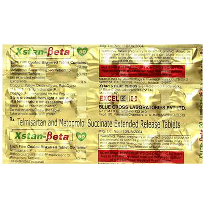 Xstan Beta 50 Tablet ER