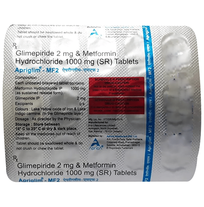 Apriglim-MF 2 Tablet SR
