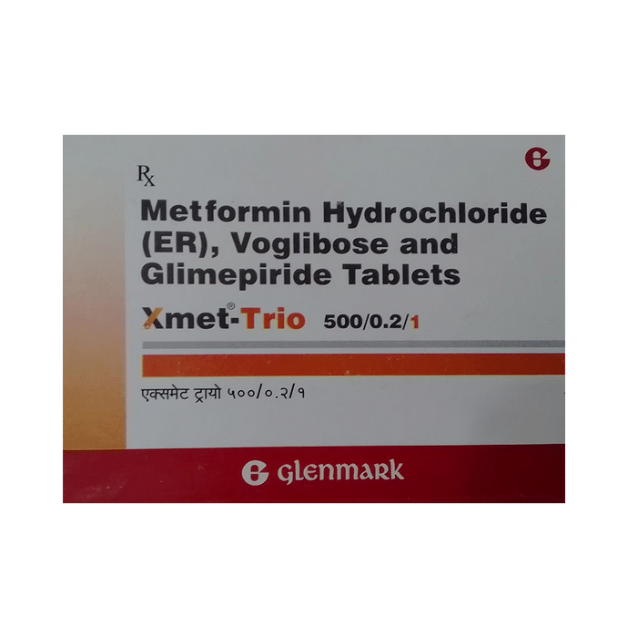 Xmet-Trio 500/0.2/1 Tablet ER