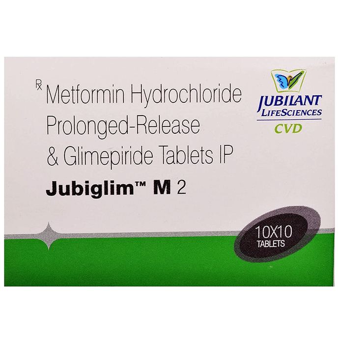 Jubiglim M 2 Tablet PR