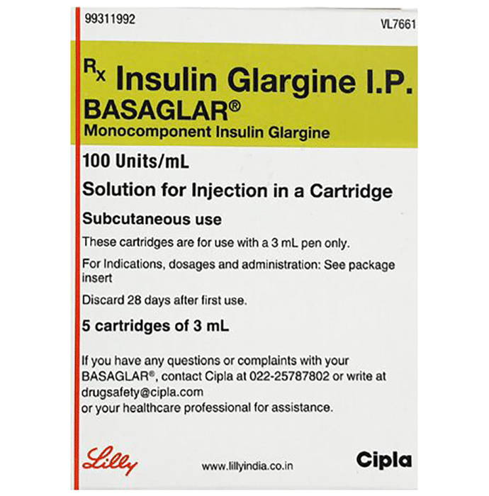 Basaglar 100 Units/ml Cartridge