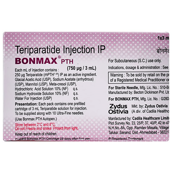 Bonmax PTH 750mcg Solution for Injection