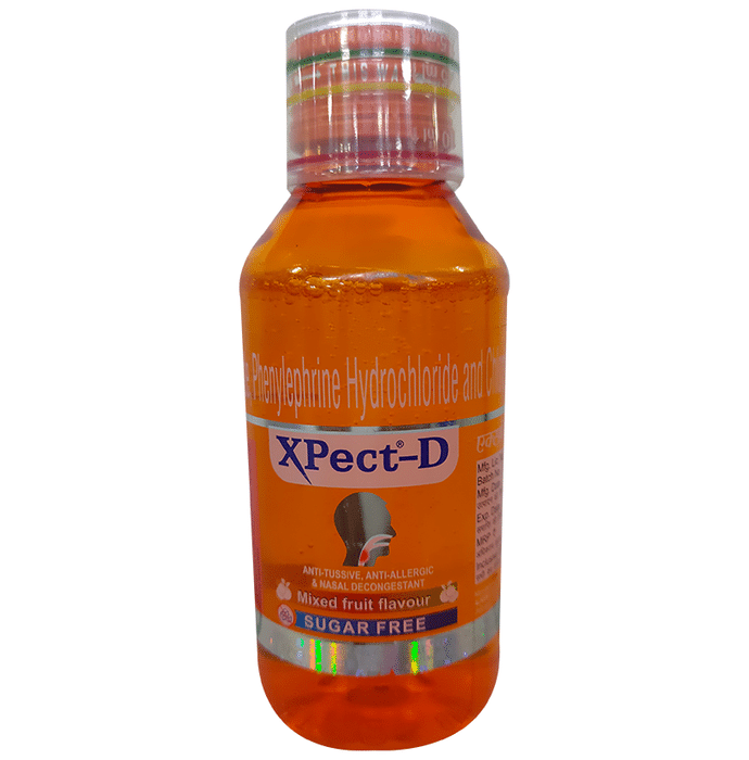 Xpect-D Syrup Mixed Fruit Sugar Free