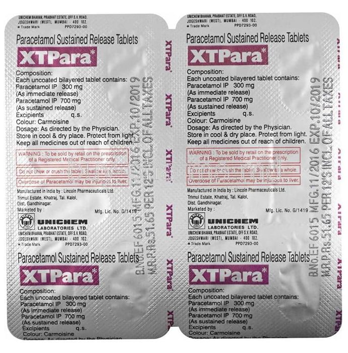 Xtpara Tablet SR