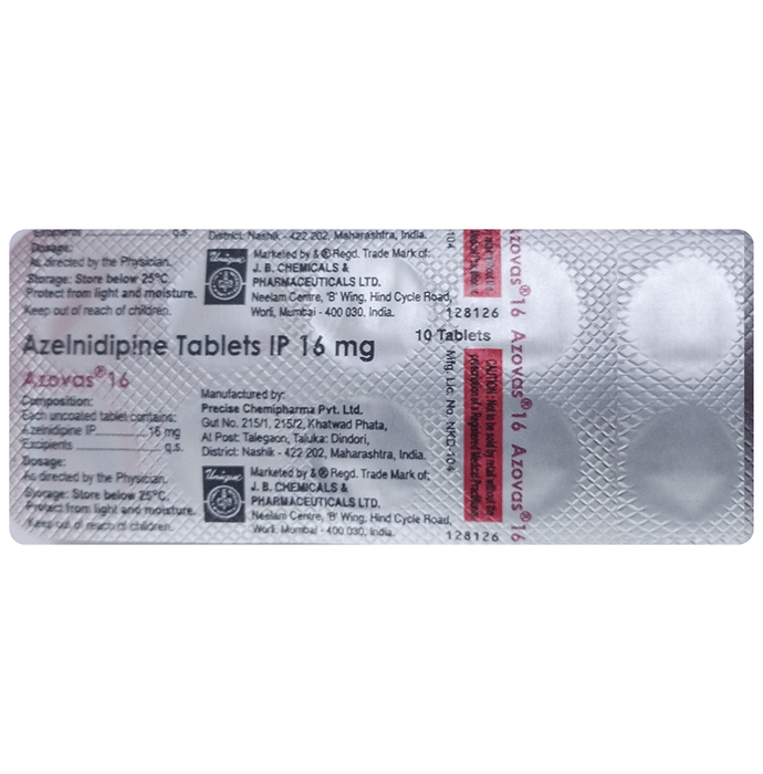 Azovas 16mg Tablet