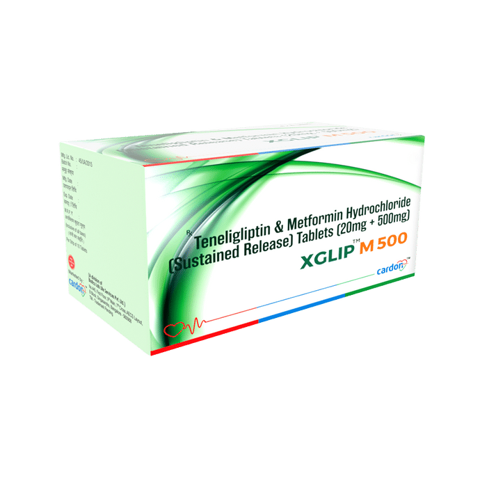 Xglip M 500mg/20mg Tablet