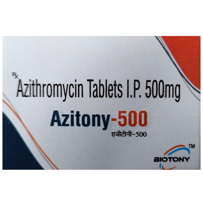 Azitrony 500 Tablet