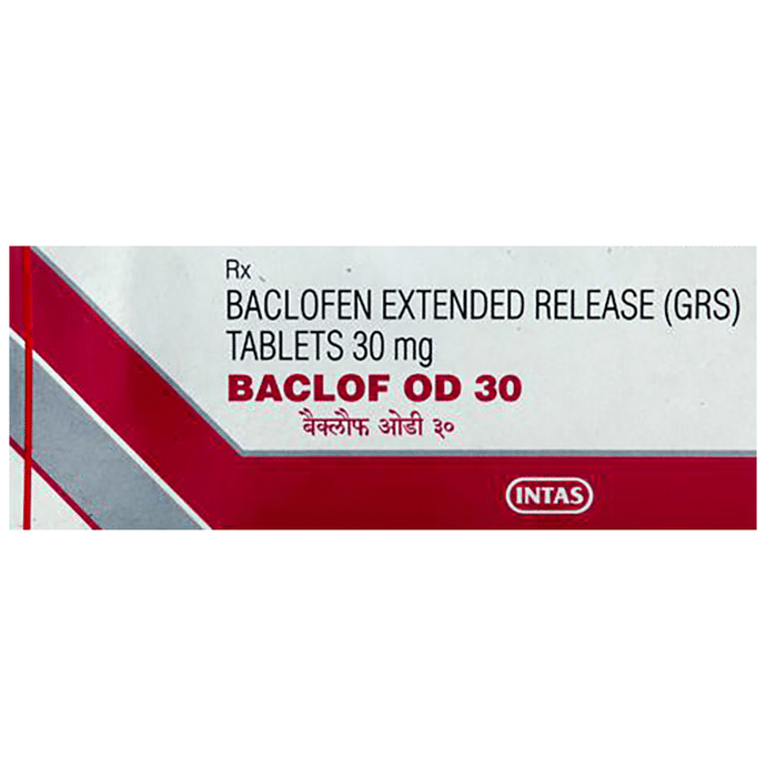 Baclof OD 30 Tablet ER
