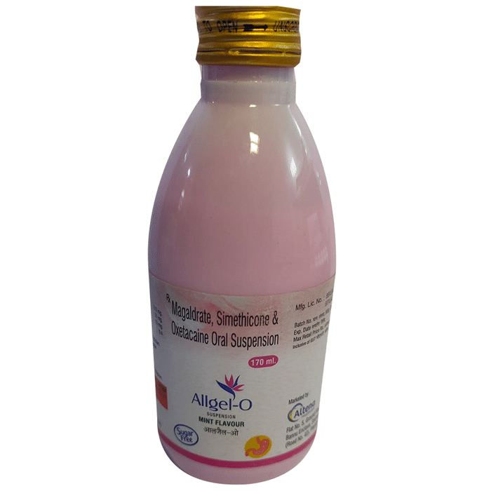 Allgel-O Oral Suspension Mint Sugar Free