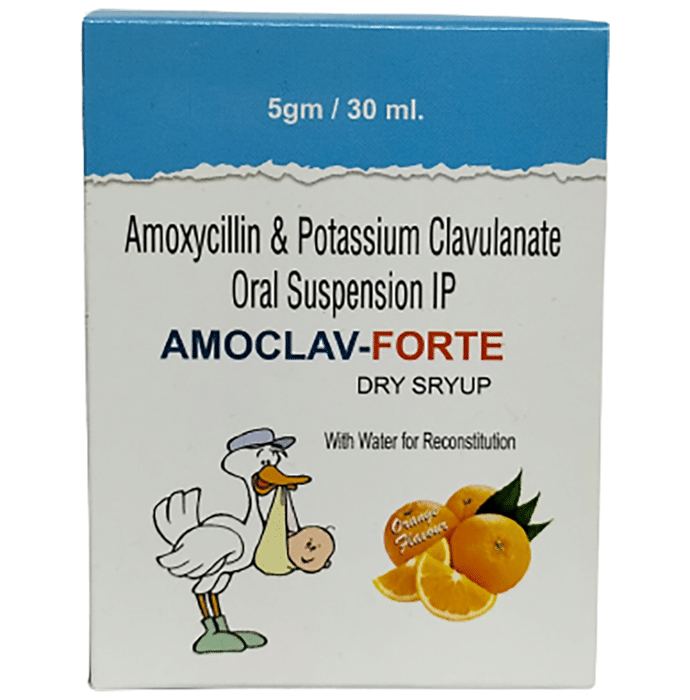 Amoclav-Forte Dry Syrup Orange