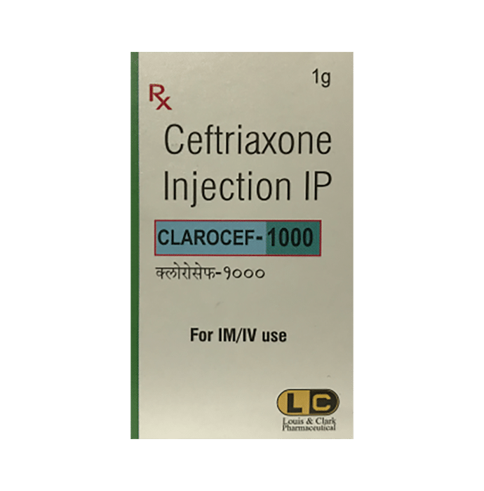Clarocef 1000 Injection