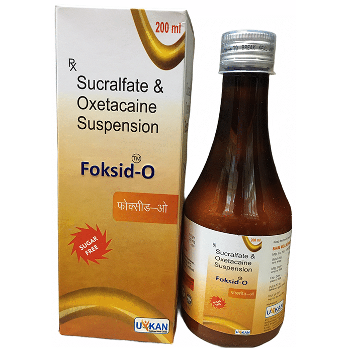 Foksid-O Oral Suspension Sugar Free