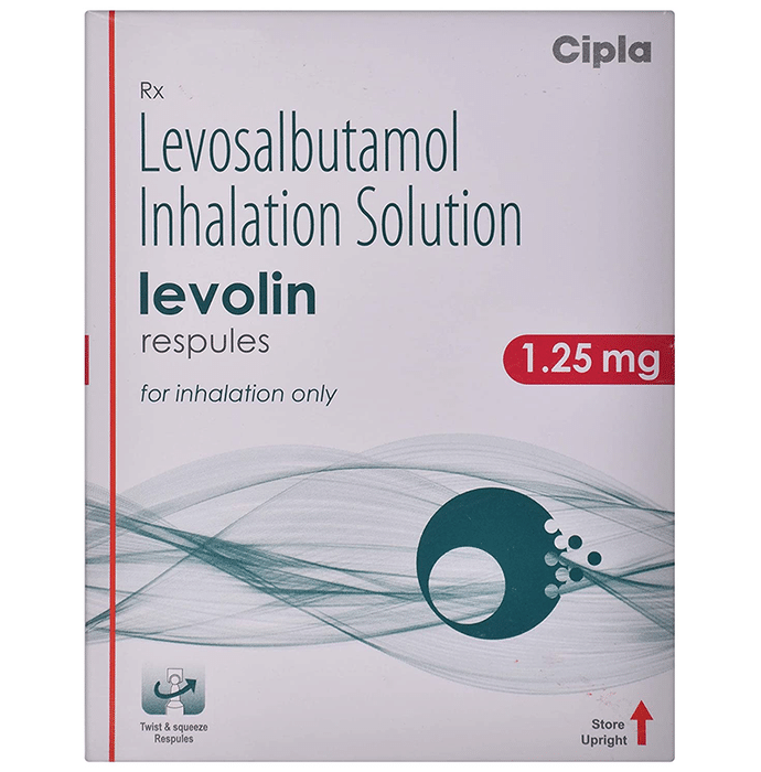 Levolin 1.25mg Respules