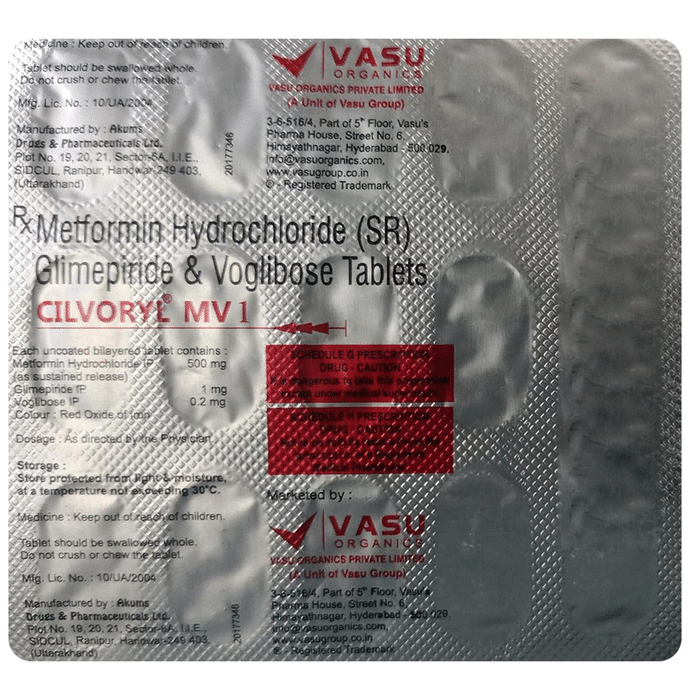 Cilvoryl MV 1 Tablet SR