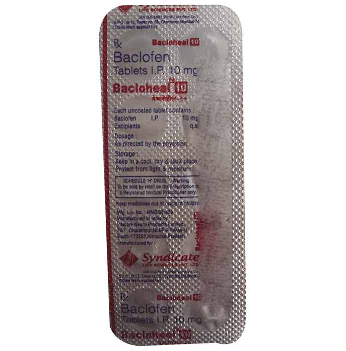 Bacloheal 10mg Tablet