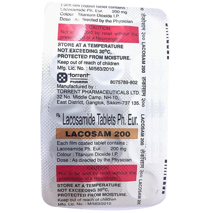 Lacosam 200 Tablet