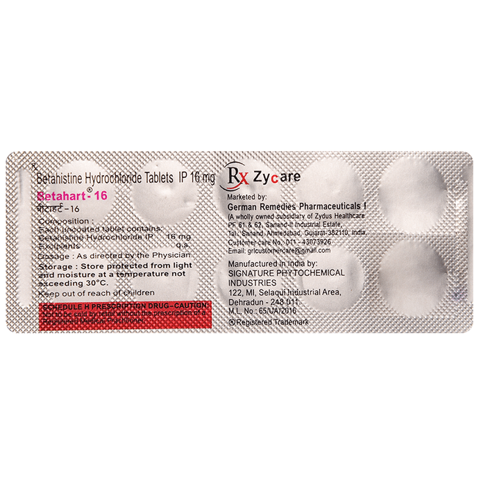 Betahart 16 Tablet