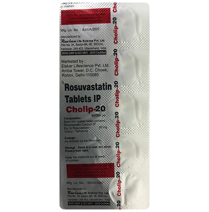 Cholip 20 Tablet